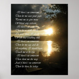 Poster "Let There Be Today"