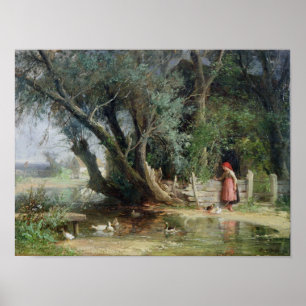 Poster L'étang de canard