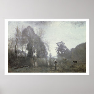 Poster L'étang de Ville d'Avray, 1868 (huile sur toile)