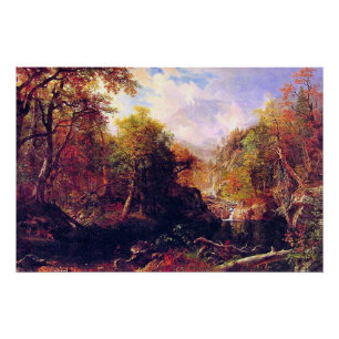 Poster L'Étang d'émeraude par Albert Bierstadt