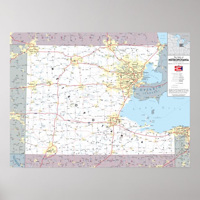 Poster L'état de la Métropotamie (Devant)