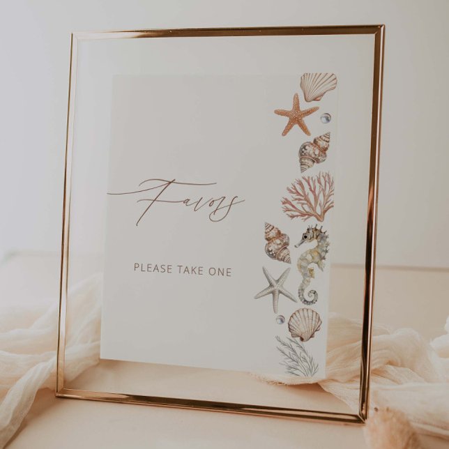 Poster L'été côtierLa douche nuptiale favorise (Créateur téléchargé)