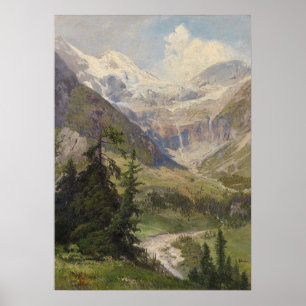 Poster L'été dans les montagnes par Petrides