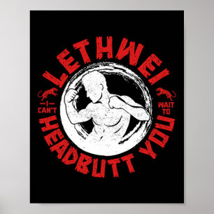 Poster Lethwei Instructor Headbutt Burmese Boxe Myanmar