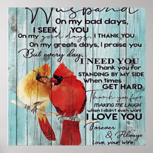 Poster Letter Family Decoration
