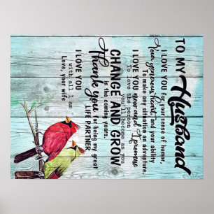 Poster Letter To My Husband