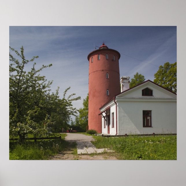 Poster Lettonie, Lettonie occidentale, région de Kurzeme, (Devant)