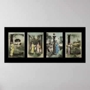 Poster Lettre alphabet EMIL Nom Art