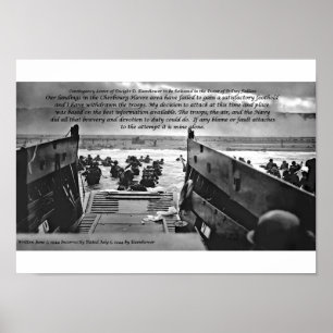 Poster Lettre d'urgence de Dwight D. Eisenhower