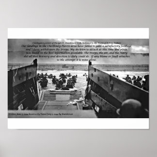 Poster Lettre d'urgence de Dwight D. Eisenhower