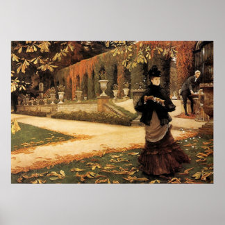 Poster LETTRE ~ James Tissot ~ Belle toile d'art Imprimer