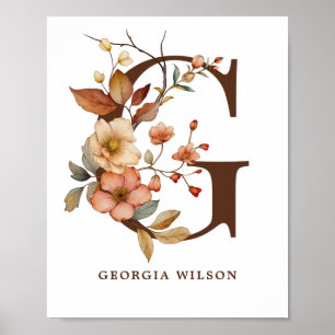 Poster LETTRE MINUSCULE COttAGORE MAMURE PURE ARTISANALE 