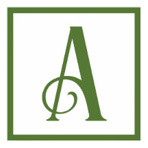 Lettre verte personnalisée A Monogram Retro Nurser