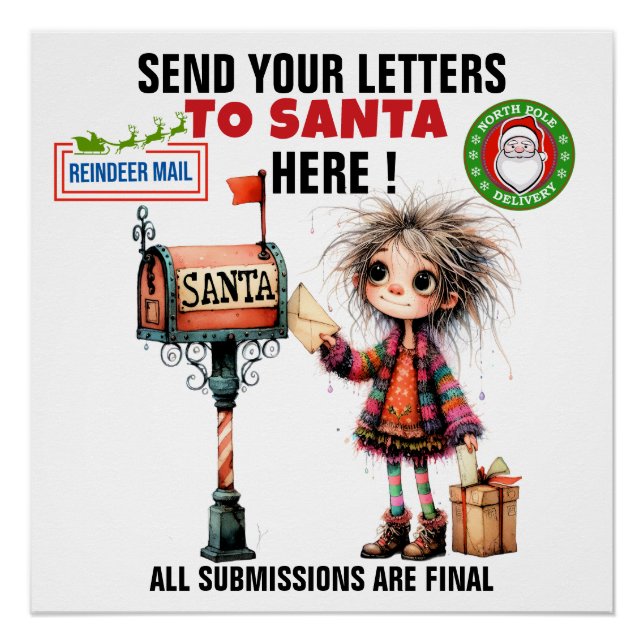 Poster LETTRES À PÈRE NOËL - Do Read ... (Devant)