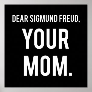 Poster Lettres aux personnes mortes : Sigmund Freud