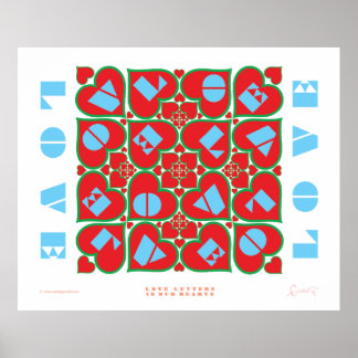 Poster Lettres d'amour