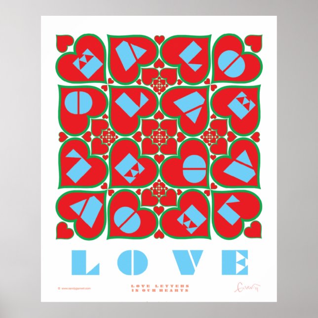 Poster Lettres d'amour (Devant)