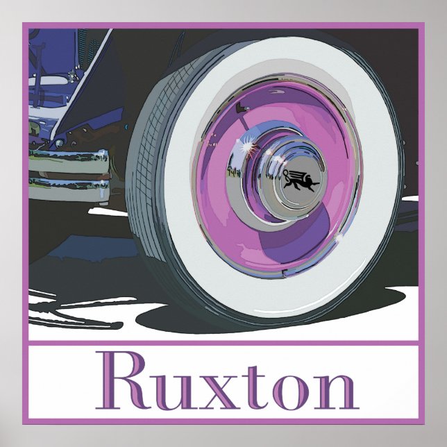 Poster L'étude Ruxton Wheel (Devant)