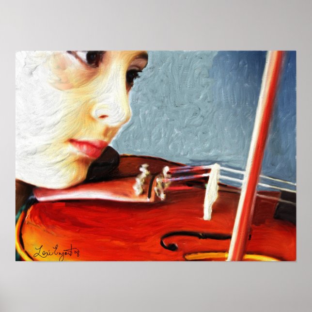 Poster "L'étudiant violon" (Devant)