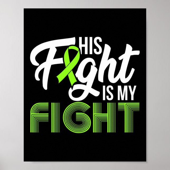 Poster Leucémie Conscience Son combat est mon soutien de  (Devant)