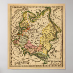 Poster L'Europe de l'Est et la Russie