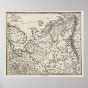 Poster L'Europe de l'Est, Russie