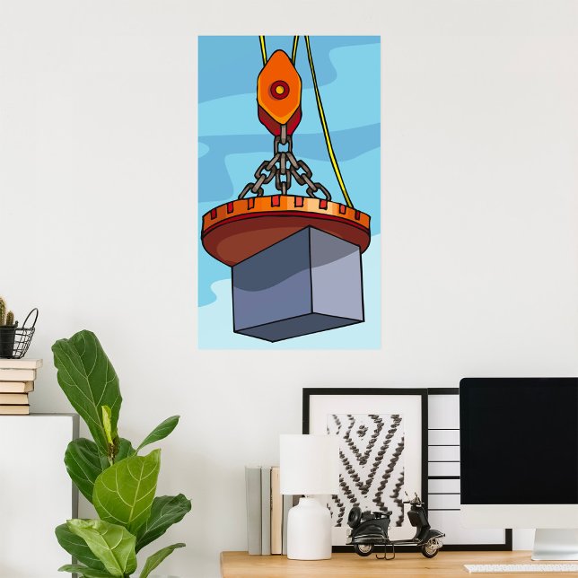 Poster Levage de grue (Créateur téléchargé)