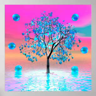 Poster Levée de soleil de Crystal Tree