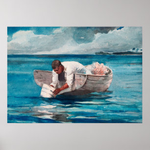 Poster L'Éventail d'eau par Winslow Homer