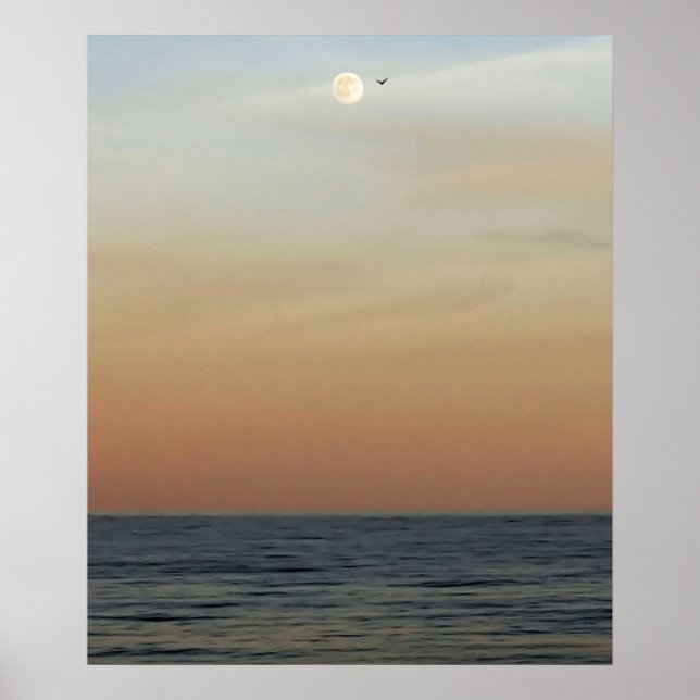 Poster Lever de lune sur les Outer Banks (Devant)