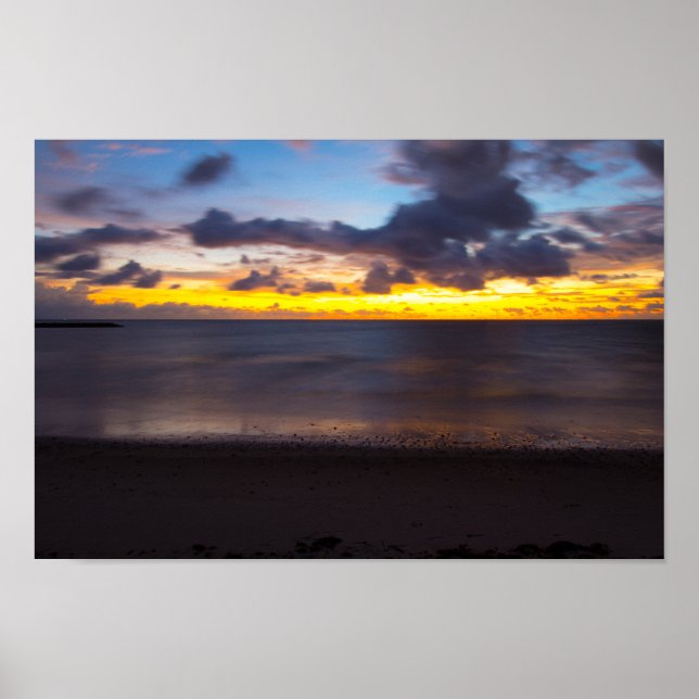 Poster Lever de soleil à Jetty Park, Fort Pierce, Floride (Devant)