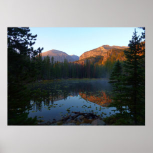 Poster Lever de soleil au lac Nymph II