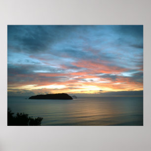 Poster Lever de soleil d'affiches de la Nouvelle Zélande