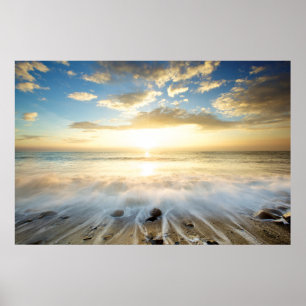 Poster Lever de soleil d'or