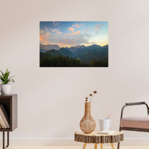 Poster Lever de soleil époustouflant dans la vallée de Lo