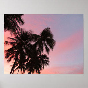 Poster Lever de soleil hawaïen
