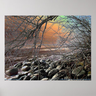 POSTER LEVER DE SOLEIL ICE-SCAPE