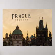 Lever de soleil sur la vieille ville de Prague, ph