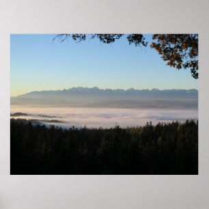 Poster Lever de soleil sur les Tatras