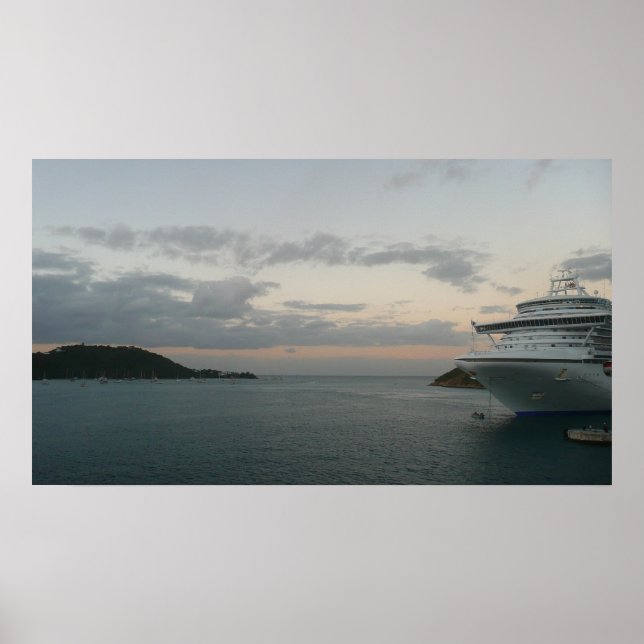 Poster Lever de soleil sur St Thomas II Croisière (Devant)