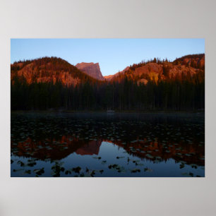Poster Lever du soleil au lac Nymph I