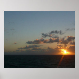Poster Lever du soleil sur San Juan I Porto Rico