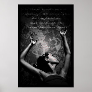 Poster Lever Les Mains Saintes