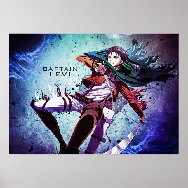 Poster Levi Ackerman (Devant)