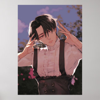 Poster Levi Ackerman Par Golden Peach