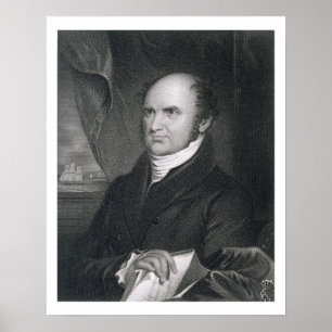 Poster Lévi Woodbury, gravé par Robert E. Whitechurch (