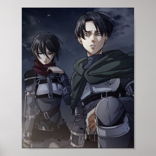 Poster Levi x Mikasa 