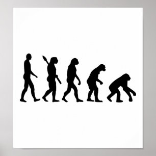 Poster L'évolution en arrière
