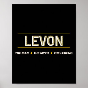 Poster Levon - L'Homme Le Mythe La Légende _ Mens Boys Na