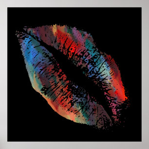 Poster Lèvres élégantes #2